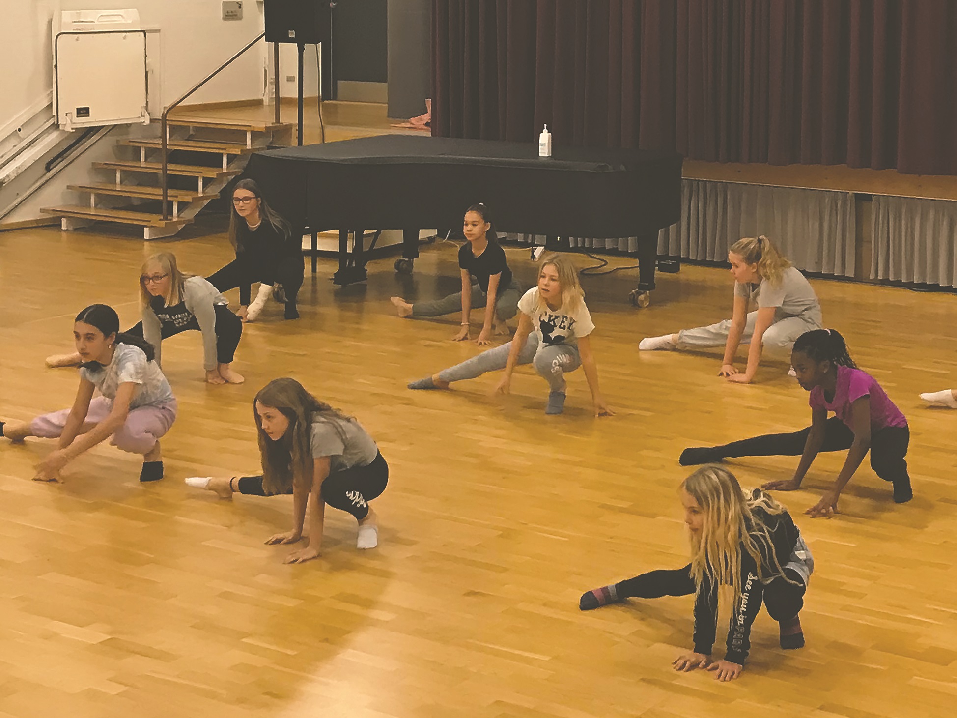 Billede fra danseworkshop